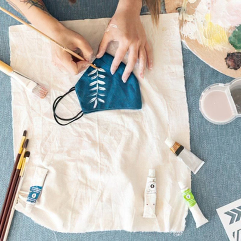 custom handmade painted tote bag Malaysia