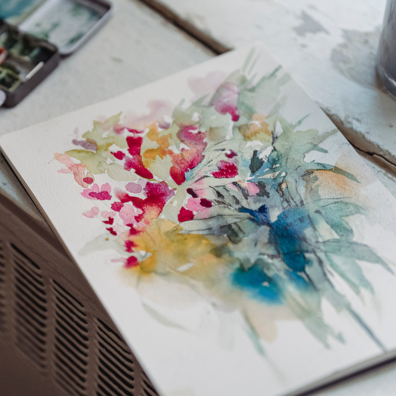 custom watercolor painting gift Malaysia